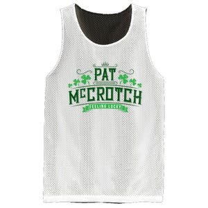 Pat Mccrotch Luck Of The Irish Funny St Patricks Day Mesh Reversible Basketball Jersey Tank