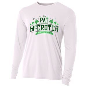 Pat Mccrotch Luck Of The Irish Funny St Patricks Day Cooling Performance Long Sleeve Crew