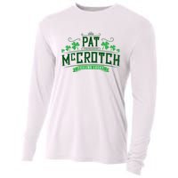 Pat Mccrotch Luck Of The Irish Funny St Patricks Day Cooling Performance Long Sleeve Crew