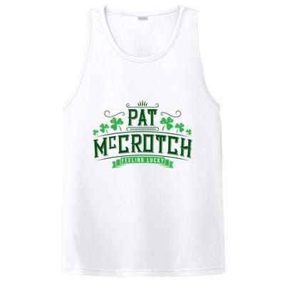 Pat Mccrotch Luck Of The Irish Funny St Patricks Day PosiCharge Competitor Tank