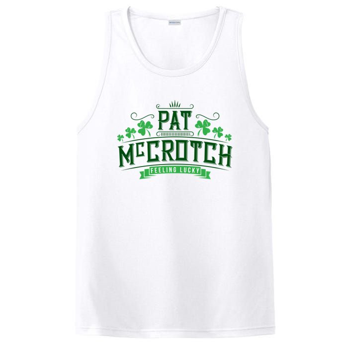 Pat Mccrotch Luck Of The Irish Funny St Patricks Day PosiCharge Competitor Tank