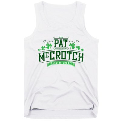 Pat Mccrotch Luck Of The Irish Funny St Patricks Day Tank Top