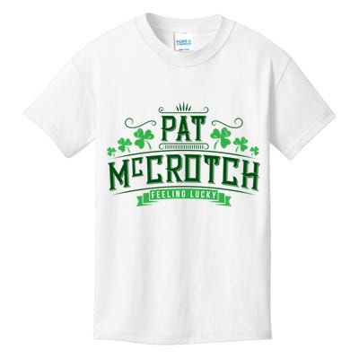 Pat Mccrotch Luck Of The Irish Funny St Patricks Day Kids T-Shirt