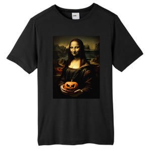 Pumpkin Mona Lisa A Pumpkin On Classic Art Tall Fusion ChromaSoft Performance T-Shirt