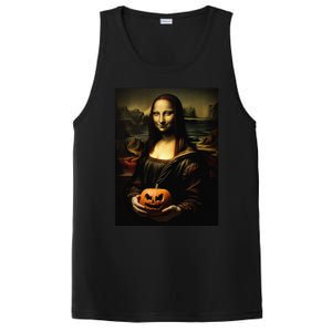 Pumpkin Mona Lisa A Pumpkin On Classic Art PosiCharge Competitor Tank