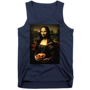 Pumpkin Mona Lisa A Pumpkin On Classic Art Tank Top