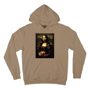 Pumpkin Mona Lisa A Pumpkin On Classic Art Hoodie