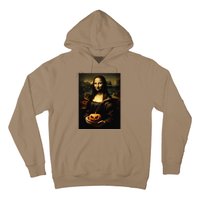 Pumpkin Mona Lisa A Pumpkin On Classic Art Hoodie