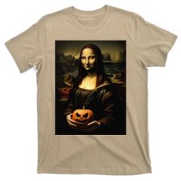 Pumpkin Mona Lisa A Pumpkin On Classic Art T-Shirt