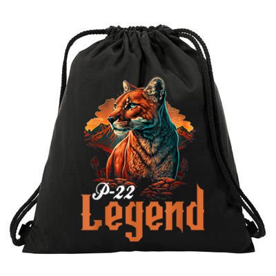 P22 Mountain Lion Silver Lake P22 Drawstring Bag