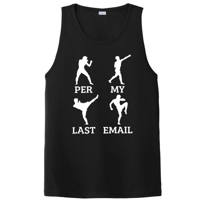 Per My Last Email Funny PosiCharge Competitor Tank