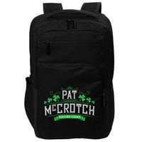 Pat McCrotch Luck of the Irish Funny St Patricks Day Impact Tech Backpack