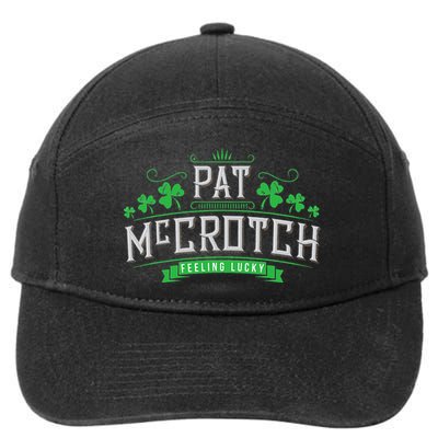 Pat McCrotch Luck of the Irish Funny St Patricks Day 7-Panel Snapback Hat