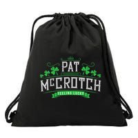 Pat McCrotch Luck of the Irish Funny St Patricks Day Drawstring Bag