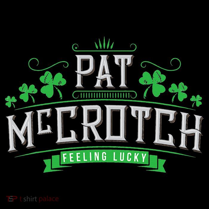 Pat McCrotch Luck of the Irish Funny St Patricks Day Cooling Performance Long Sleeve Crew