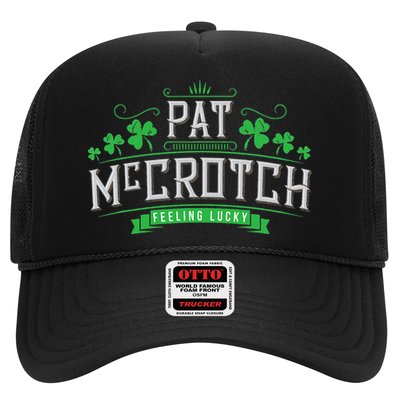 Pat McCrotch Luck of the Irish Funny St Patricks Day Trucker Hat
