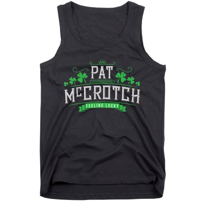 Pat McCrotch Luck of the Irish Funny St Patricks Day Tank Top