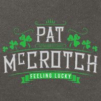 Pat McCrotch Luck of the Irish Funny St Patricks Day Cotton Canvas Backpack