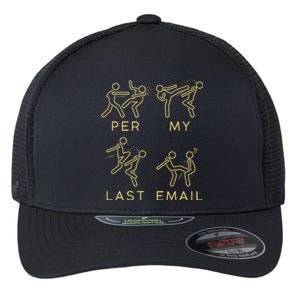 Per My Last Email Boxing Meme Flexfit Unipanel Trucker Cap