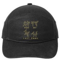 Per My Last Email Boxing Meme 7-Panel Snapback Hat