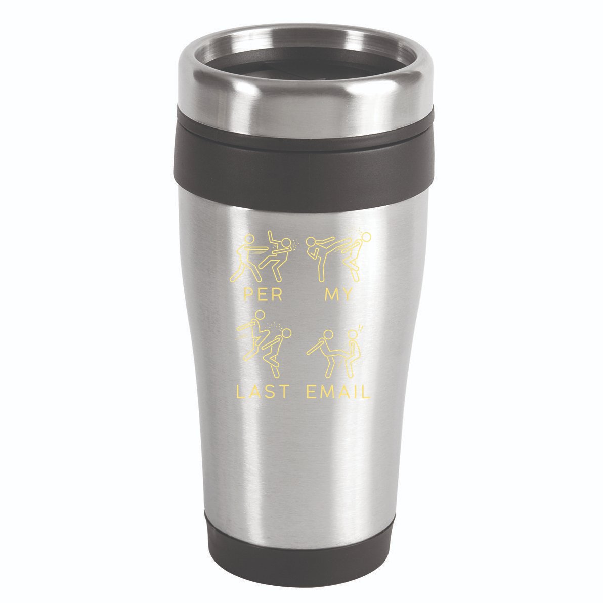 Per My Last Email Boxing Meme 16oz Travel Tumbler