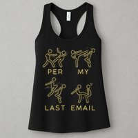 Per My Last Email Boxing Meme Womens Tank Top