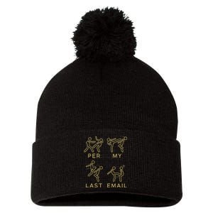 Per My Last Email Boxing Meme Pom Pom 12in Knit Beanie