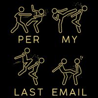 Per My Last Email Boxing Meme Baby Bodysuit