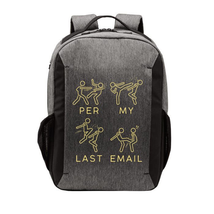 Per My Last Email Boxing Meme Vector Backpack