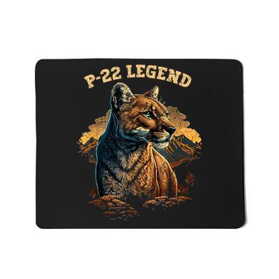 P22 Mountain Lion Silver Lake P22 Mousepad