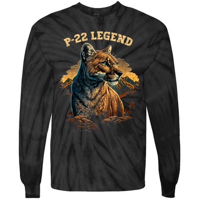 P22 Mountain Lion Silver Lake P22 Tie-Dye Long Sleeve Shirt