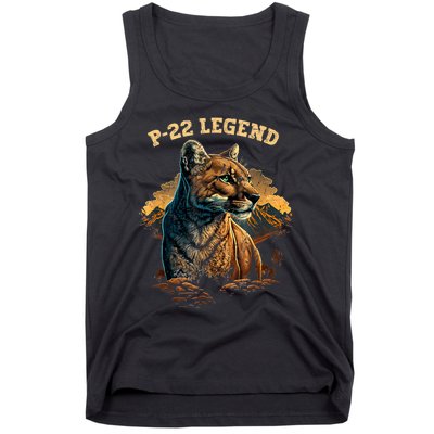 P22 Mountain Lion Silver Lake P22 Tank Top