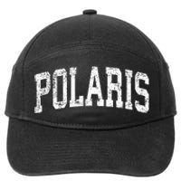 Polaris Montana Mt Vintage Athletic Sports Design 7-Panel Snapback Hat