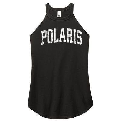 Polaris Montana Mt Vintage Athletic Sports Design Women’s Perfect Tri Rocker Tank