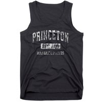 Princeton Massachusetts Ma Vintage Sports Established Tank Top