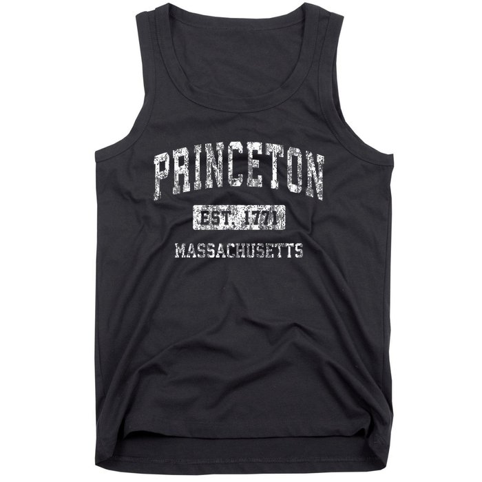 Princeton Massachusetts Ma Vintage Sports Established Tank Top