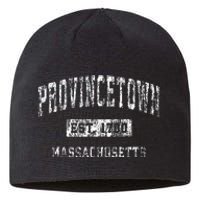 Provincetown Massachusetts Ma Vintage Established Sports Sustainable Beanie