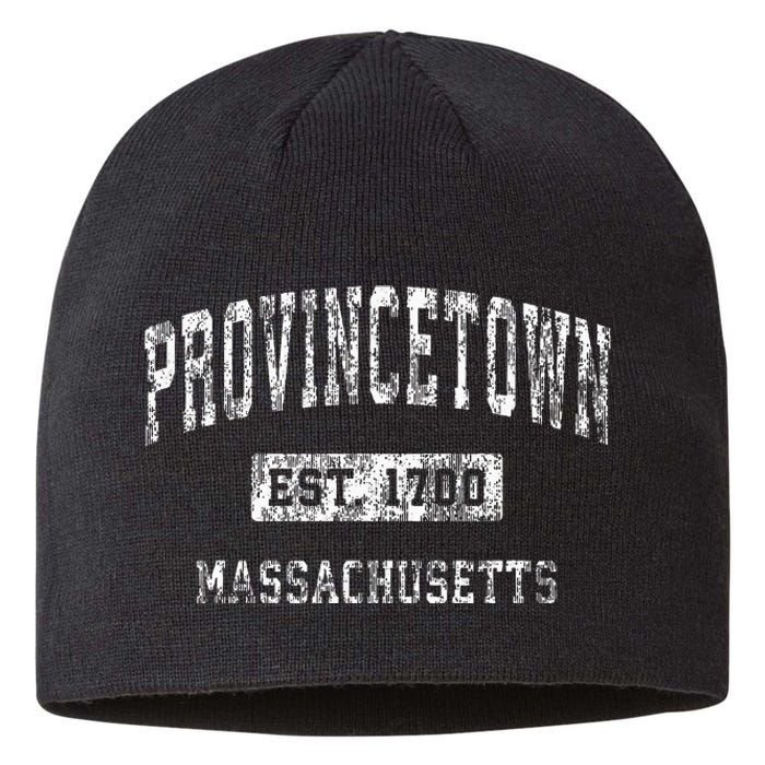 Provincetown Massachusetts Ma Vintage Established Sports Sustainable Beanie