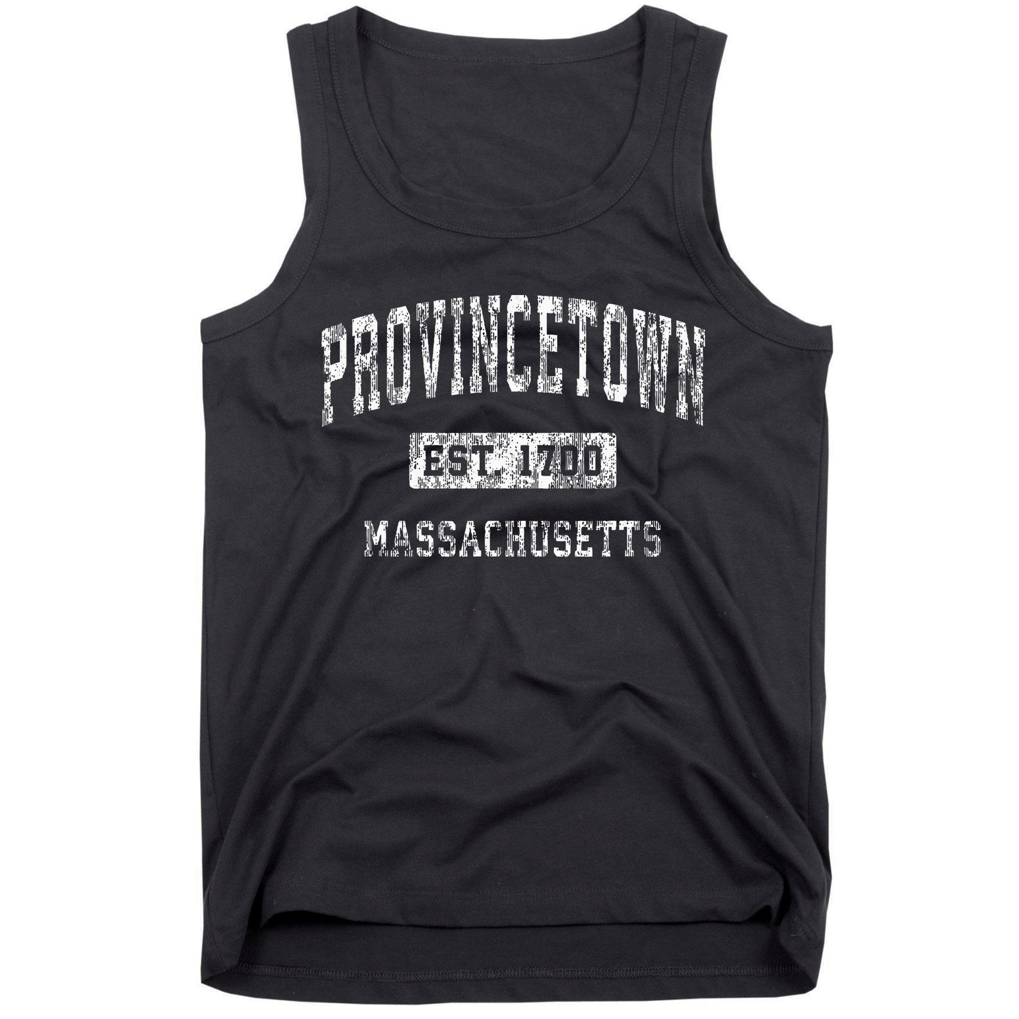 Provincetown Massachusetts Ma Vintage Established Sports Tank Top