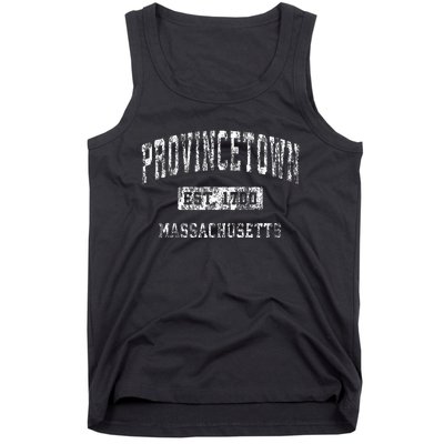 Provincetown Massachusetts Ma Vintage Established Sports Tank Top