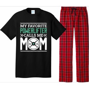 Powerlifter Mom Mommy Design For Powerlifting Mother Meaningful Gift Pajama Set