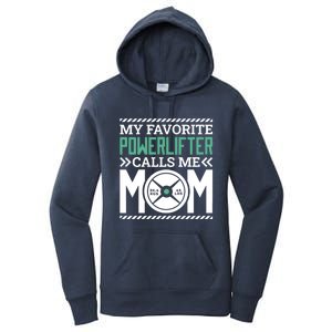 Powerlifter Mom Mommy Design For Powerlifting Mother Meaningful Gift Women's Pullover Hoodie