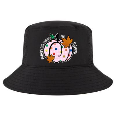 Pumpkins Make Me Happy Cute Fall Autumn Cool Comfort Performance Bucket Hat