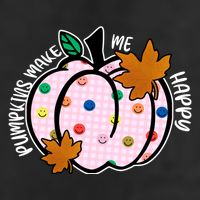 Pumpkins Make Me Happy Cute Fall Autumn Cool Comfort Performance Bucket Hat