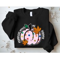 Pumpkins Make Me Happy Cute Fall Autumn Sweatshirt