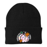 Pumpkins Make Me Happy Cute Fall Autumn Beanie