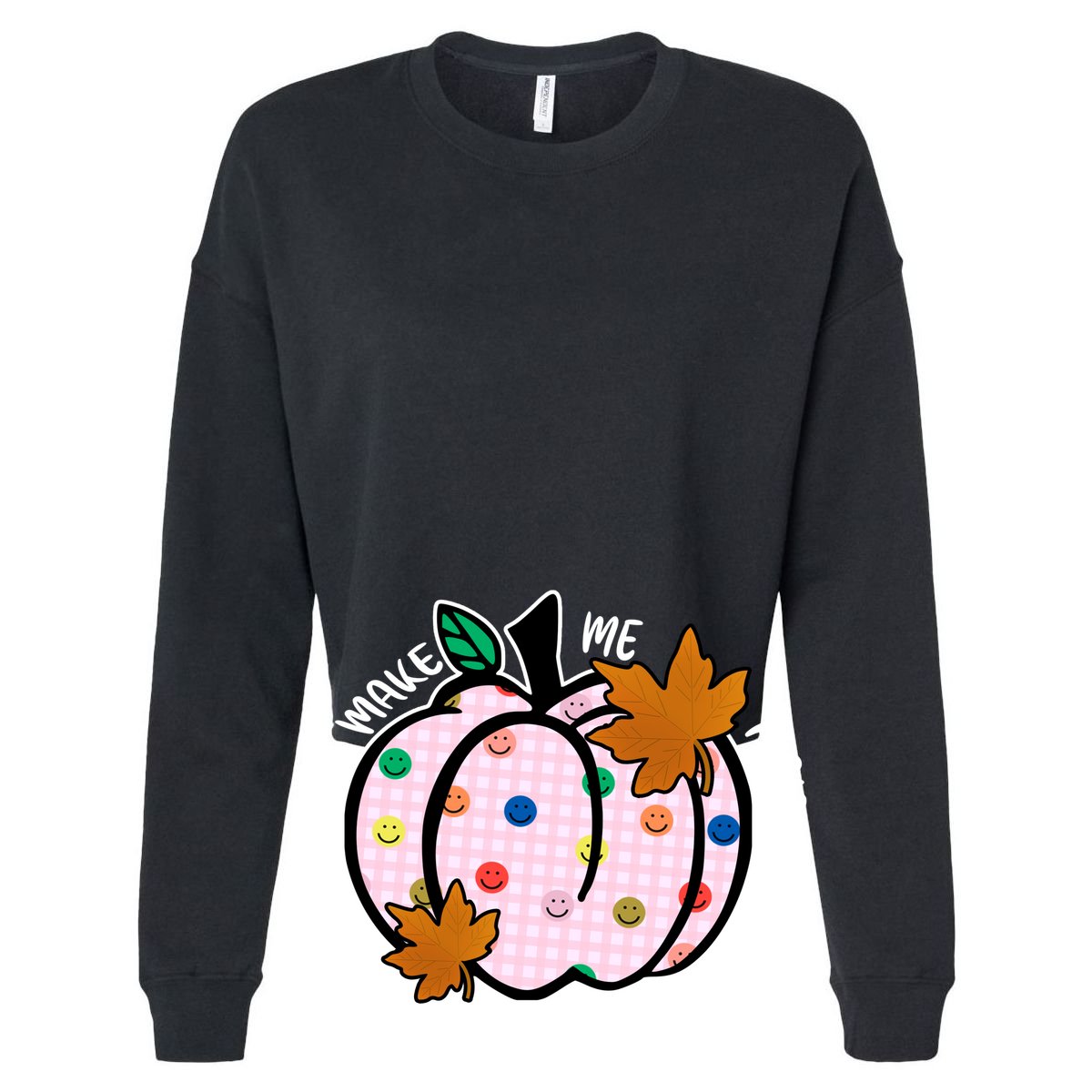 Pumpkins Make Me Happy Cute Fall Autumn 25L Jumbo Tote