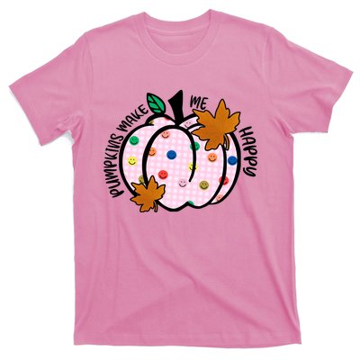 Pumpkins Make Me Happy Cute Fall Autumn T-Shirt