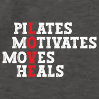 Pilates Motivates Moves Heals Love Exercise Workout Fitness Cool Gift Vector Backpack