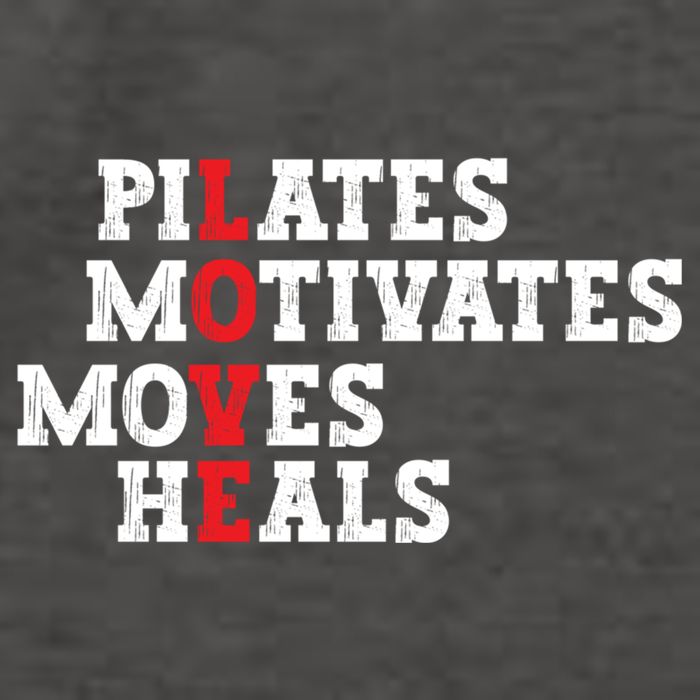 Pilates Motivates Moves Heals Love Exercise Workout Fitness Cool Gift Vector Backpack